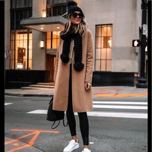 Knitted Pompon Beanie Hat Silky Fluffy Str